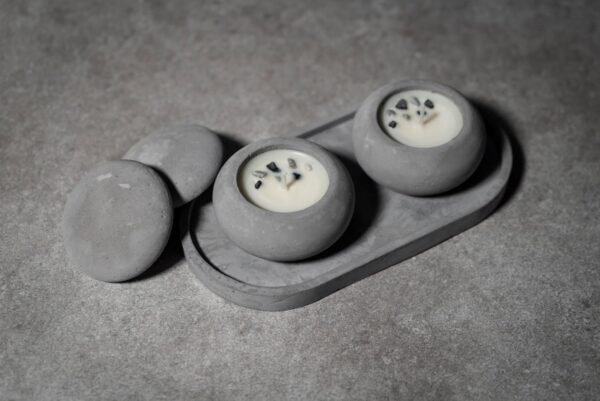 LDELAURIER VELA SOJA AROMATICA ARTESANALES LUNA GRIS